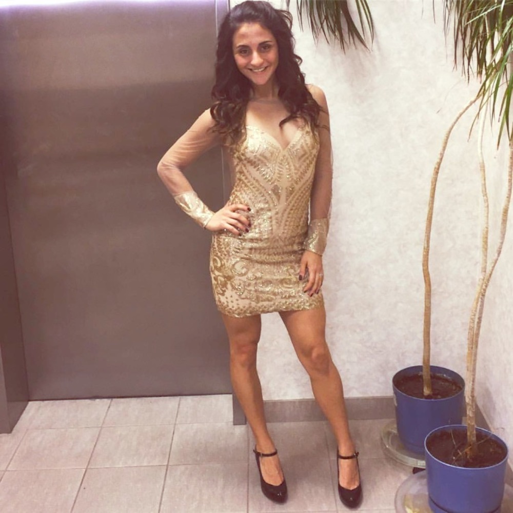 Gold Sparkle Dress